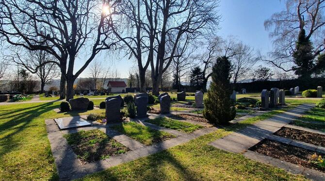 Der Friedhof in Dottingen. FOTOS: PRIVAT