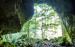 In der Meidelstetter Höhle wurde früher Mondmilch für Heilsalben abgebaut.
