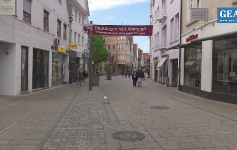 Gang durch die Reutlinger Innenstadt: Kleinere Geschäfte dürfen wieder öffnen