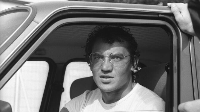 Felix Magath vom Hamburger SV nach dem Pokal-Aus beim SC Geislingen.  FOTO: WITTERS