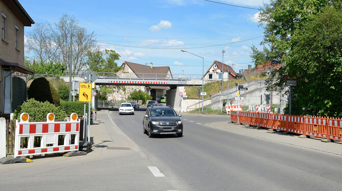 Am Montag beginnen die Bauarbeiten am Breitenbachdurchlass, dann sind Post-und Julius-Kemmler-Straße gesperrt. FOTO: PIETH