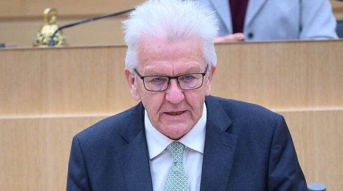 Ministerpräsident Winfried Kretschmann Ministerpräsident Winfried Kretschmann