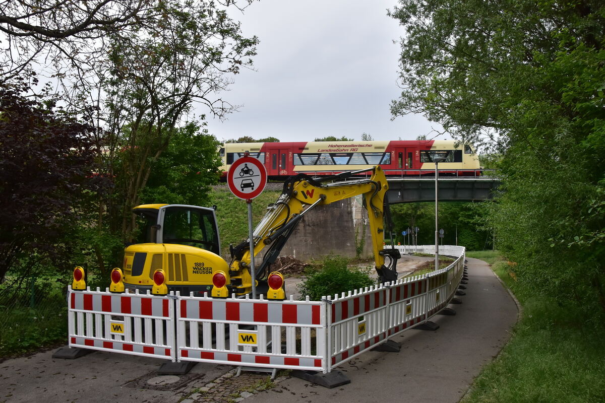 Brückenbau in Belsen ein Jahr lang für Behinderungen