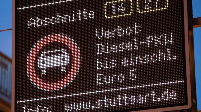 Diesel-Fahrverbot Stuttgart
