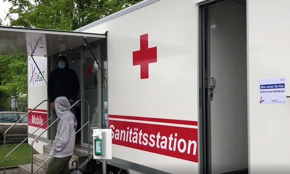 So laufen CoronaAntikörpertests bei Cegat in Tübingen Videos