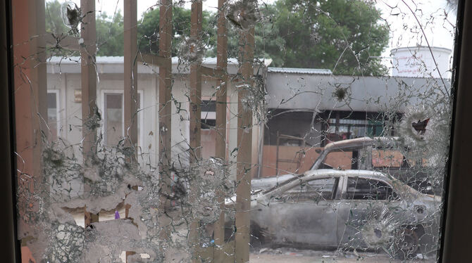 Stundenlang wurde auf dem Gelände der Klinik geschossen.  FOTO: MSF