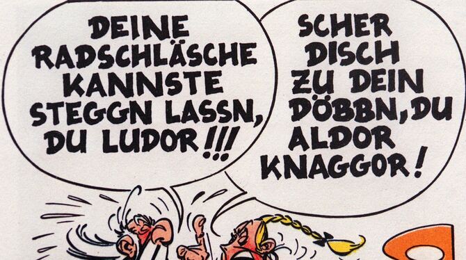 Äußerst beliebt sind Dialekt-Versionen. Besonders effektvoll schimpft es sich in der sächsischen Ausgabe. FOTO: EHAPA/DPA