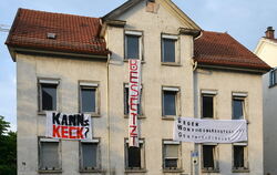 Für Aufsehen und Diskussionen über Reutlingens Wohnraumpolitik sorgte im Mai 2019 die Besetzung des leer stehenden GWG-Hauses in