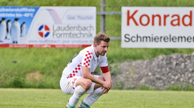 Der SV Croatia Reutlingen (im Bild Kapitän Björn Gerdes) ist enttäuscht, weil der WFV die Leistung der Zweitplatzierten nicht mi