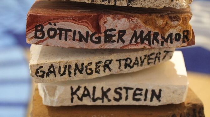 Ein bestimmt nicht schmackhaftes, aber lehrreiches Steinsandwich.