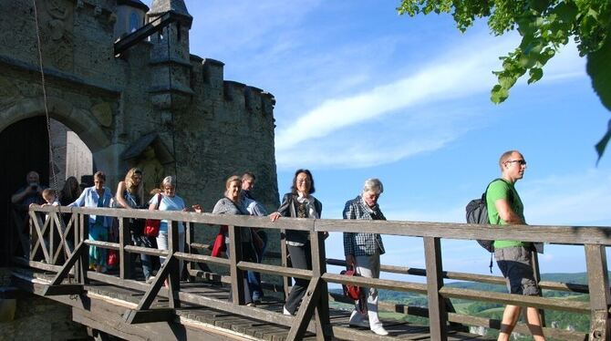 Deutsch-französischer Ausflug zu Schloss Lichtenstein. ARCHIVFOTO: LINHART