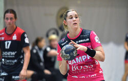 Die Metzinger Handballerinnen – im Bild Mannschaftsführerin Marlene Zapf – sind in den Social-Media-Kanälen sehr beliebt. Foto: 