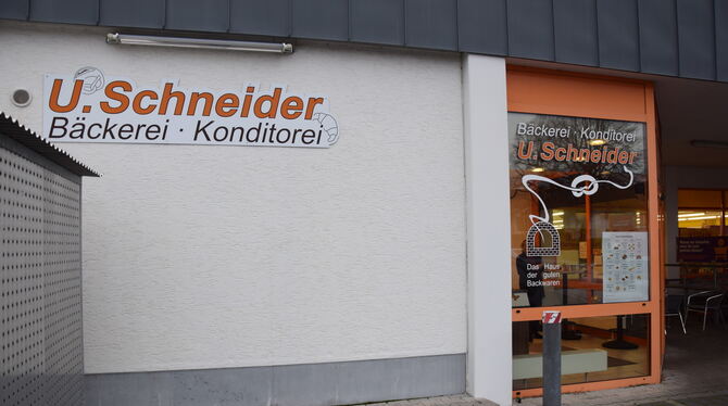 Filiale der Bäckerei Schneider in der Bahnhofstraße in Mössingen. FOTO: LENSCHOW
