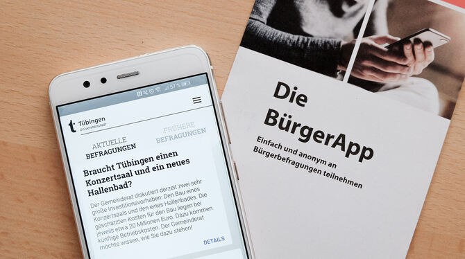 Die erste Bürger-App in Deutschland: Wissenschaftler haben den Start begleitet und ihre Antwortbögen ausgewertet. Foto: Haas