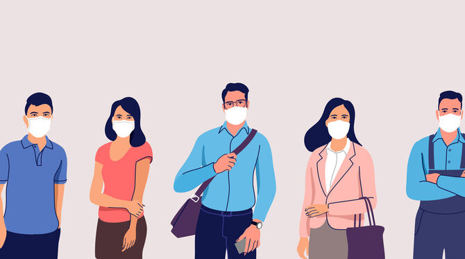 Die Maske bleibt: beim Einkaufen, in Zügen und Bussen und überall, wo es eng zugeht. In vielen anderen Bereichen gibt es aber we