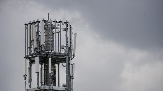 Ein Mobilfunkmast. Ein Mobilfunkmast.
