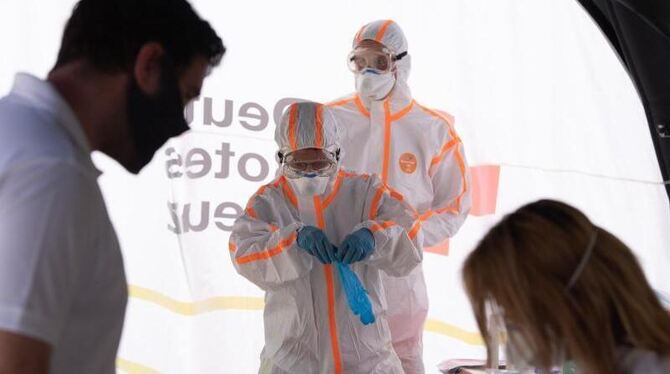 Mobile Corona-Teststation