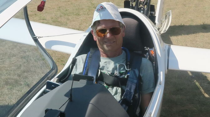 Kurt Sautter vor dem Start.  FOTO: PRIVAT