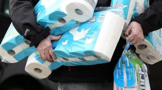 Toilettenpapier-Absatz