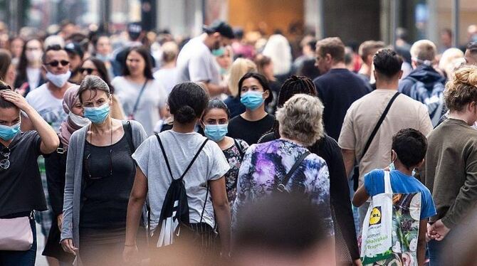Einkaufsstraße Schildergasse in Köln