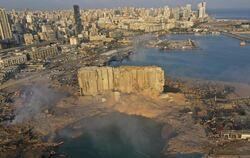 Zerstörung am Hafen von Beirut