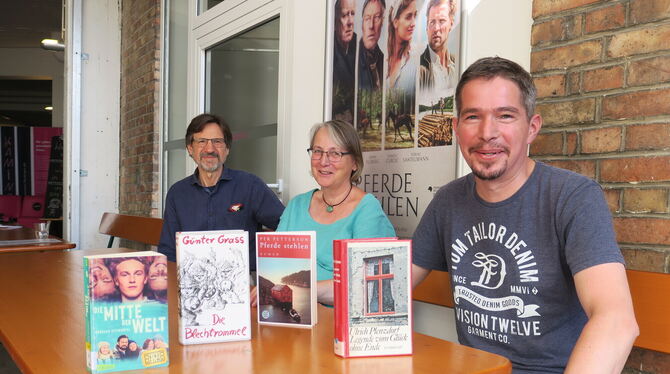 Vier Romane, vier Verfilmungen und begleitend dazu Lesungen und Einführungen: Kamino-Leiter Andreas Vogt (rechts), Kamino-Aufsic
