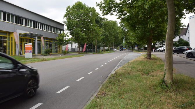 Stadteinwärts gibt es den Radschutzstreifen an der Römerstraße schon länger. Bald wird auch auf der gegenüberliegenden Straßense