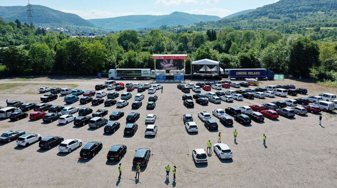 Über 200 Stellplätze verfügte das Autokino in Pfullingen. FOTO: PRIVAT