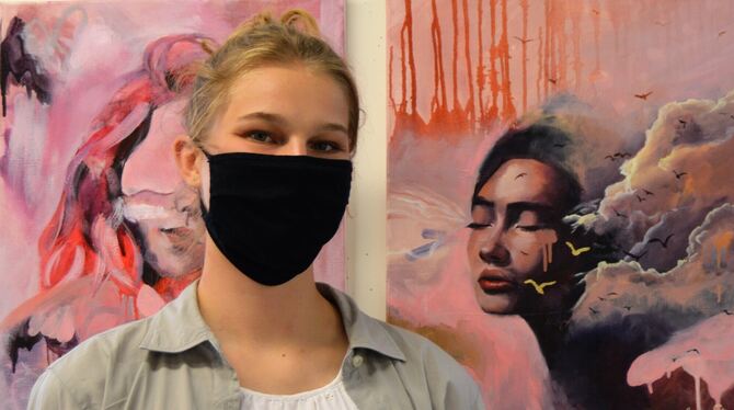 Leonie Stöckel ist mit 17 Jahren die jüngste teilnehmende Künstlerin.