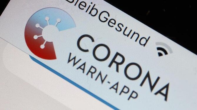 Die Corona-Warn-App auf einem Smartphone