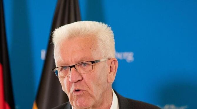 Winfried Kretschmann spricht Winfried Kretschmann spricht