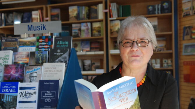 Margret Widmann ist seit 40 Jahren Buchhändlerin in Metzingen. Am 6. November dreht sie den Schlüssel ihres Ladens für immer um.