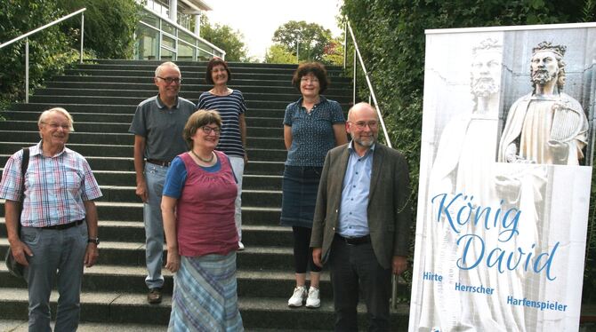 Freuen sich auf den Beginn der Veranstaltungsreihe rund um König David ab 4. Oktober (von links): Georg Kazmaier, Kurt Schulthei