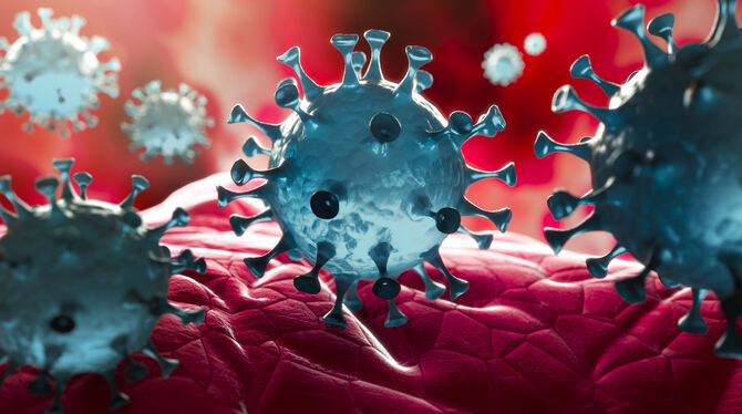 Ein fieses Ding, das Coronavirus. Es wird die Welt wohl noch lange in Atem halten.  ILLUSTRATION: PETERSCHREIBER.MEDIA/ADOBE STO