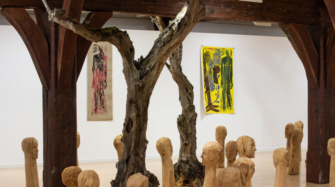 Die Ausstellung »Im Wald geboren« im Kunstmuseum/Spendhaus endet mit einem zweitägigen Programm.  FOTO: MUSEUM
