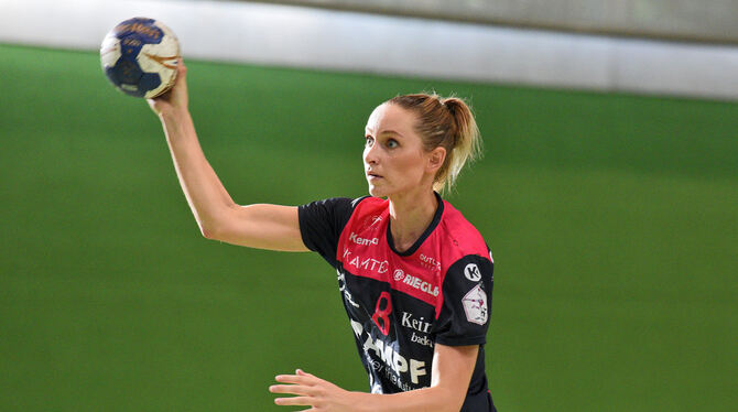 Mit sieben Toren war Silje Brons Petersen die torgefährlichste Metzingerin in Dortmund. Foto: Baur/Eibner