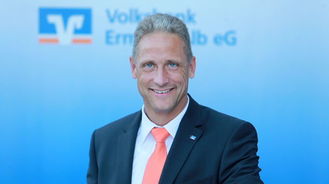 Martin Schnitzler, Vorstandsvorsitzender der Volksbank Ermstal-Alb. FOTO: VOLKSBANK