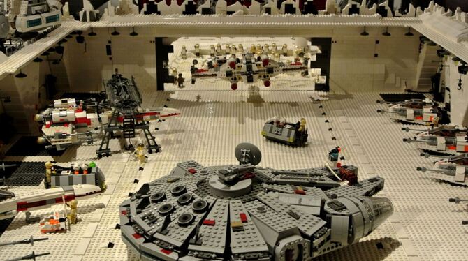 Auch »Star Wars« hatten die Klötzlebauer im Blick. FOTO: HEIMATMUSEUM