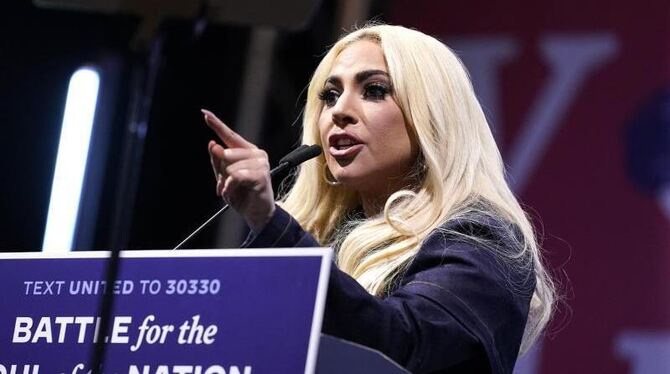 Wahlkampf in den USA - Lady Gaga