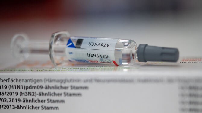 Dieses Jahr begann bereits im Oktober der große Run auf den Grippe-Impfstoff.  FOTO: SEBASTIAN GOLLNOW/DPA