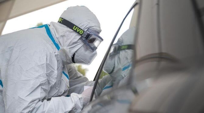 Corona-Abstrichstelle