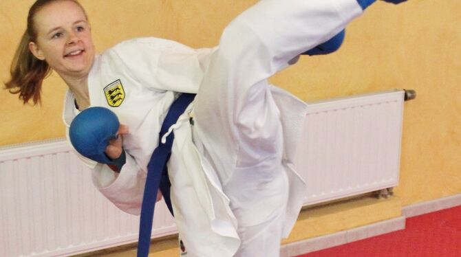 Die 23 Jahre alte Nicole Thomsen verteidigt ihren deutschen Hochschulmeistertitel erfolgreich. FOTO: VEREIN