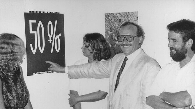 1989 war das Frauenwahlrecht 70 Jahre alt. Die SPD und mit ihr Ulrich Lukaszewitz forderten 50 Prozent Frauen in Führungspositio