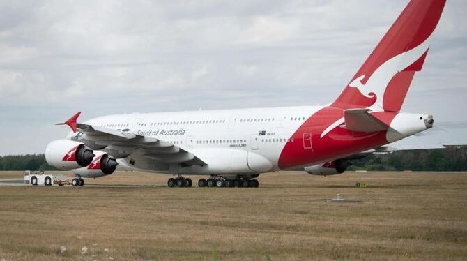 Qantas-Maschine