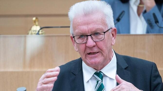 Ministerpräsident Winfried Kretschmann (Grüne)