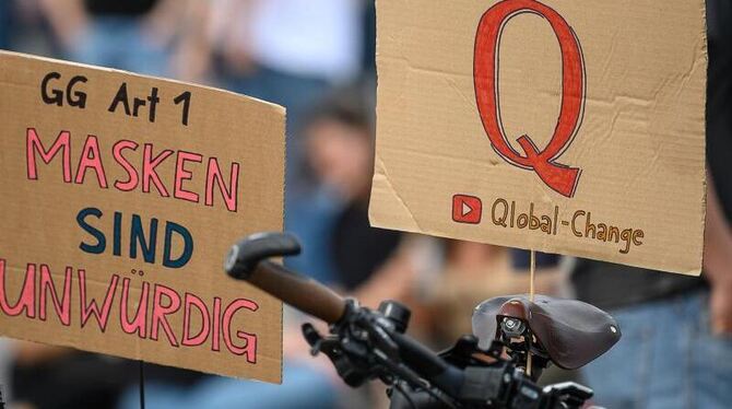Protestkundgebung der Initiative »Querdenken 711«