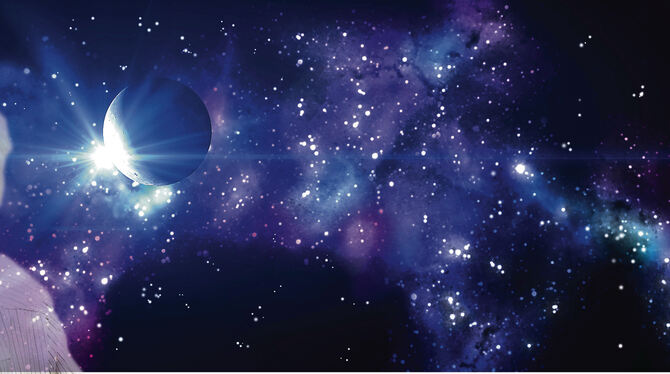 Kaum Hoffnung auf klare Sicht: Klaus Werner hat das heißeste Objekt des Universums entdeckt. Ein Klein-Planet ist nach ihm benan