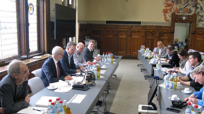 Pressekonferenz im Reutlinger Landratsamt