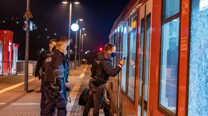 Auf Zug geschossen - Keine Verletzten