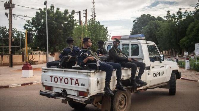 Sicherheitskräfte im Niger